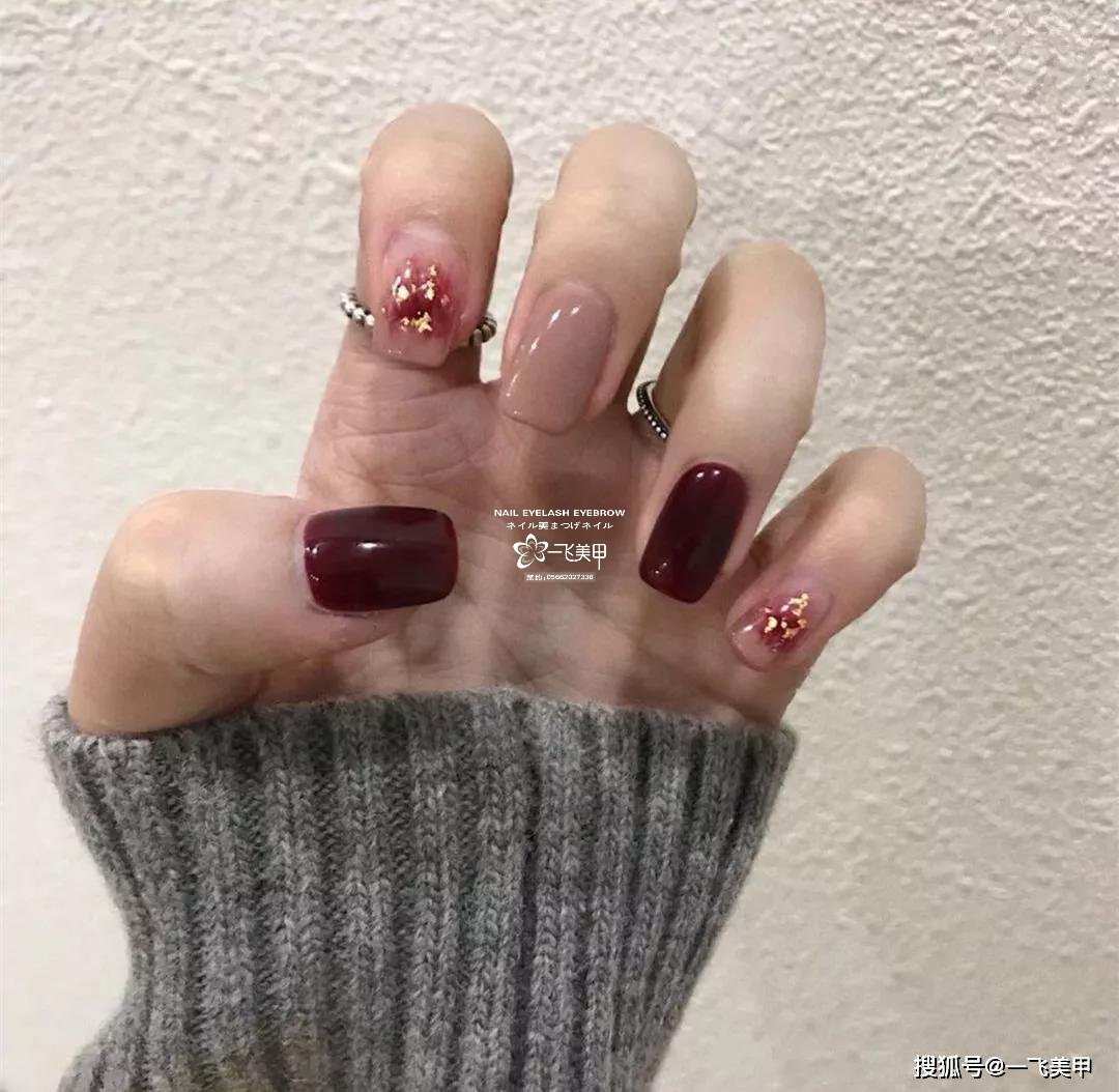 顯白又美艷，葡萄酒紅美甲誰(shuí)都抵擋不了！