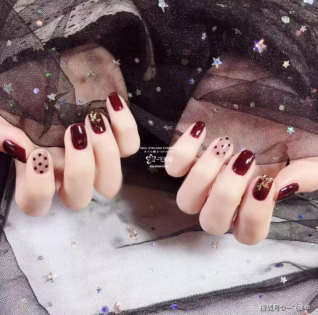 顯白又美艷，葡萄酒紅美甲誰(shuí)都抵擋不了！