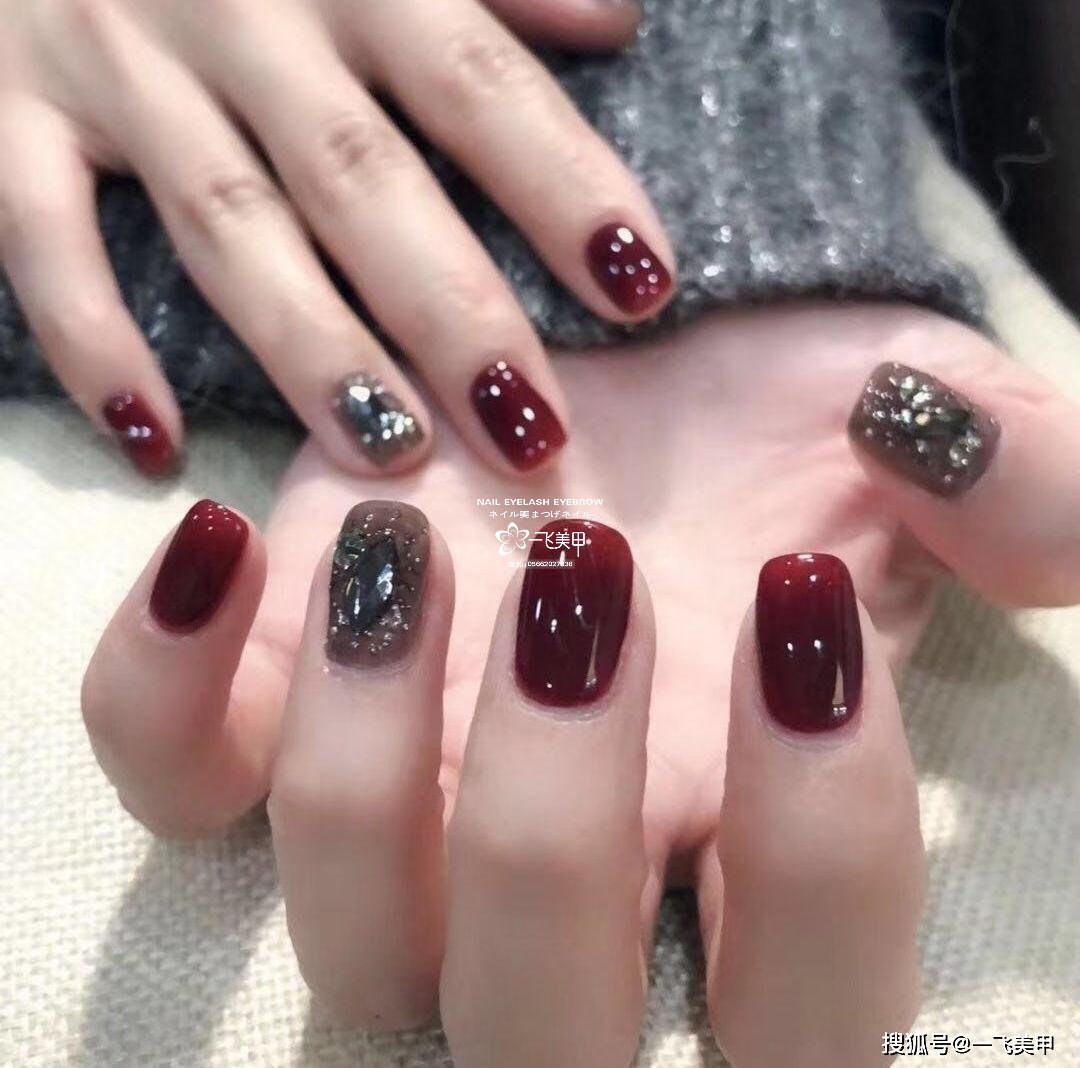顯白又美艷，葡萄酒紅美甲誰(shuí)都抵擋不了！