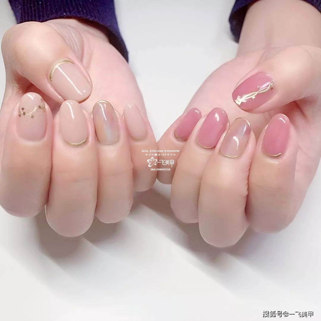 ins風AB款美甲？不對稱也好看！