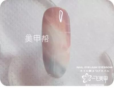 美甲教程讓你疫情期間在家學(xué)會(huì)仙境水紋樣式