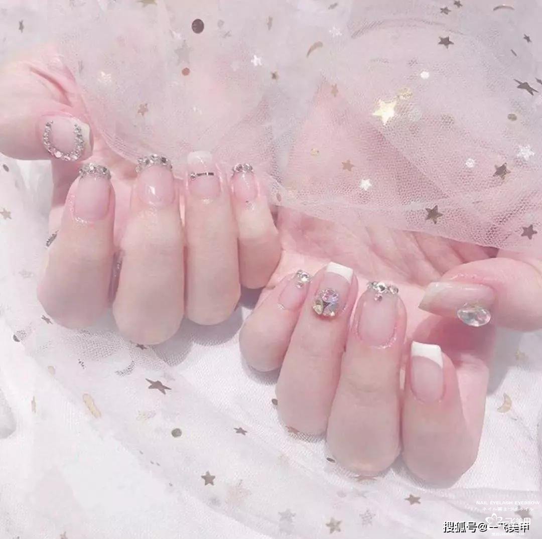 新娘美甲，實(shí)用短款