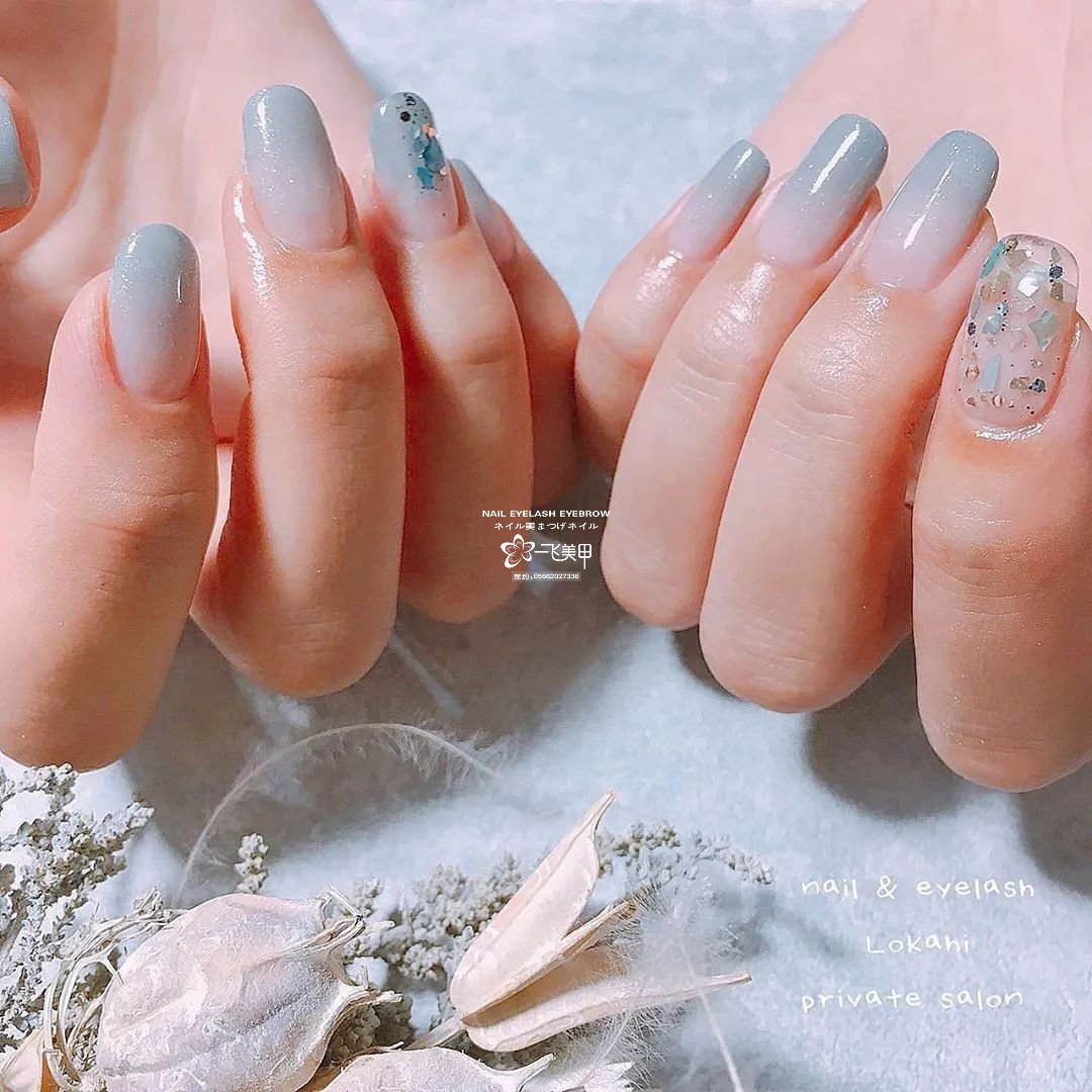 溫柔的漸變美甲，喚醒春天