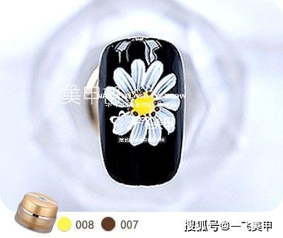新手也能做的3款新春雛菊美甲