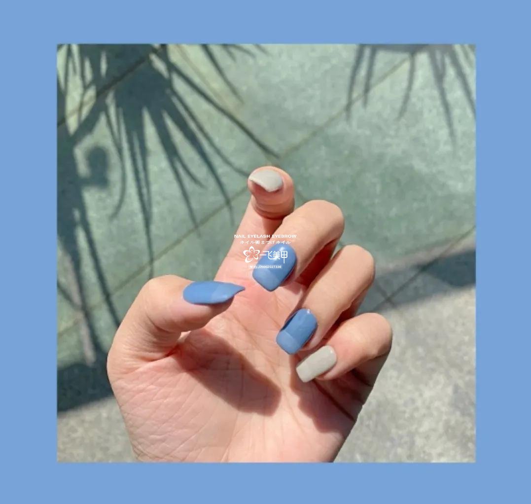 絕美半磨砂法式甲，真的愛了