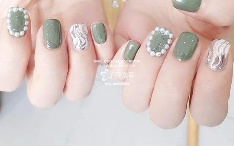 適合春天的3款綠色美甲，好養(yǎng)眼?。? decoding=