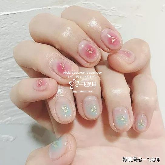 粉嘟嘟的腮紅甲！太可愛(ài)啦.附教程哦