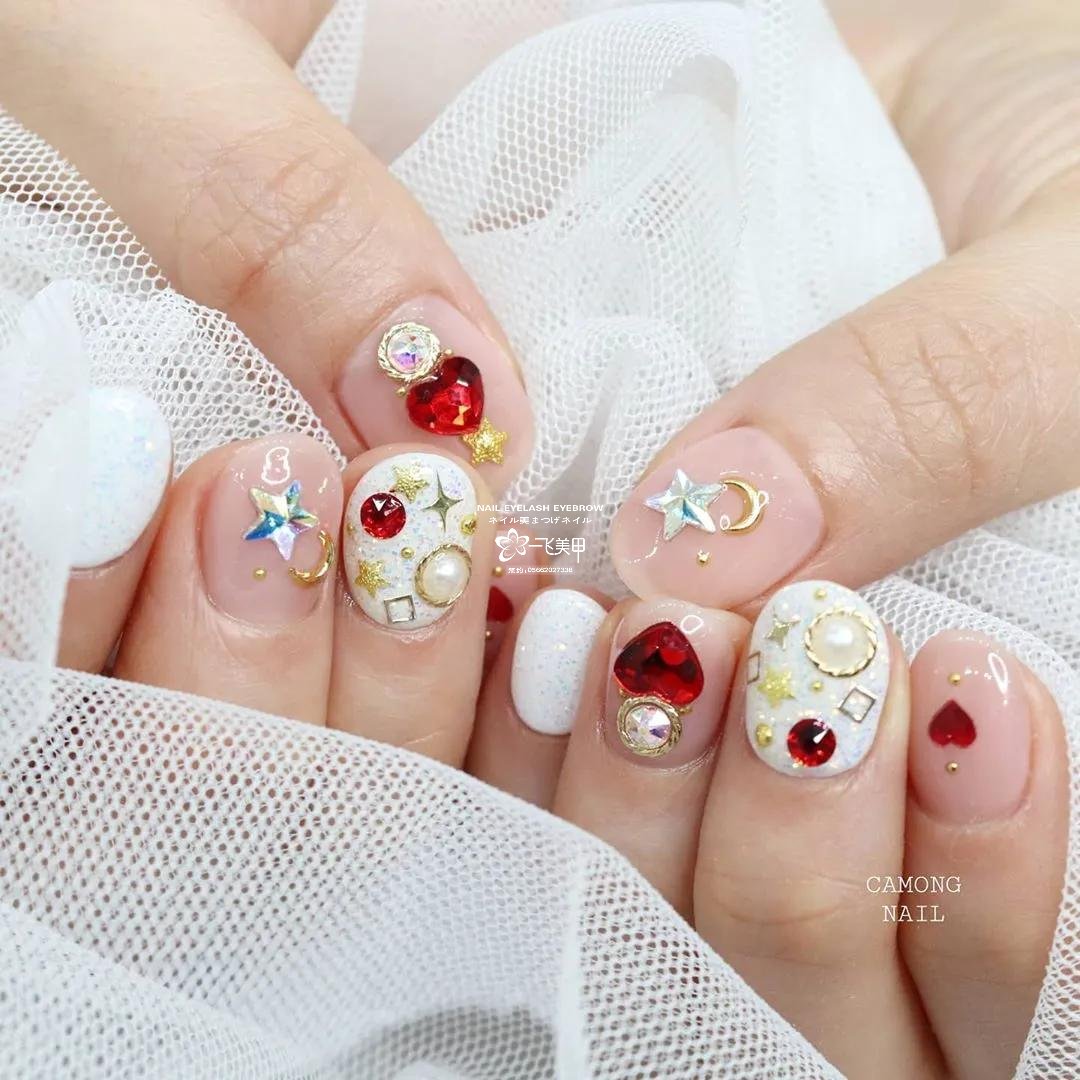 美少女戰(zhàn)士美甲，少女心炸裂了