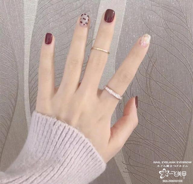 顯白又美艷，葡萄酒紅美甲真的是誰也抵擋不了！