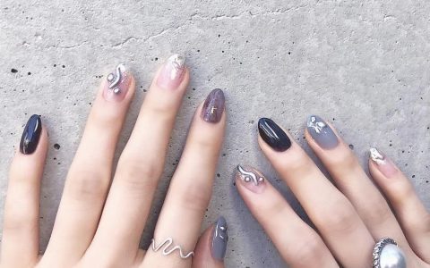 50款藍(lán)色系美甲，也是治愈系列