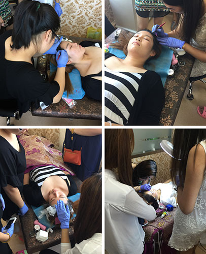 半永久眉毛學習中