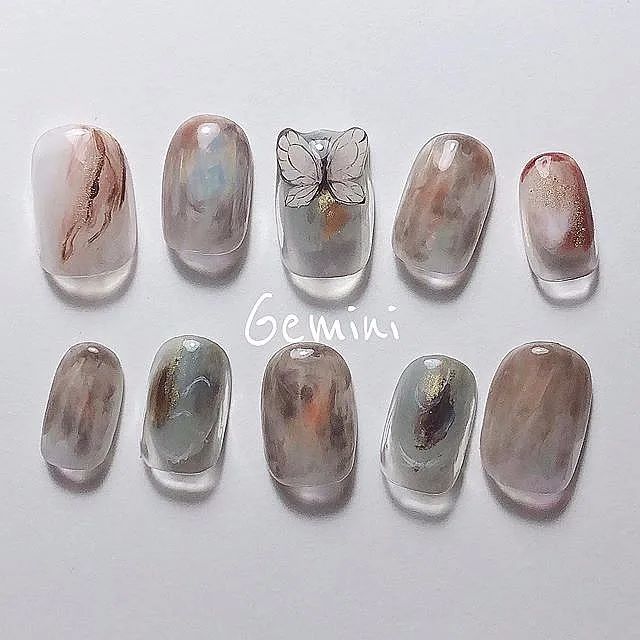 仙到爆！今春最流行的夢(mèng)幻蝴蝶美甲！
