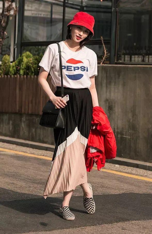 百褶裙那么美，怎么搭配才能顯瘦又好看？