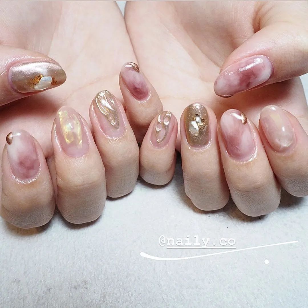 復(fù)古燙金美甲，美翻天了