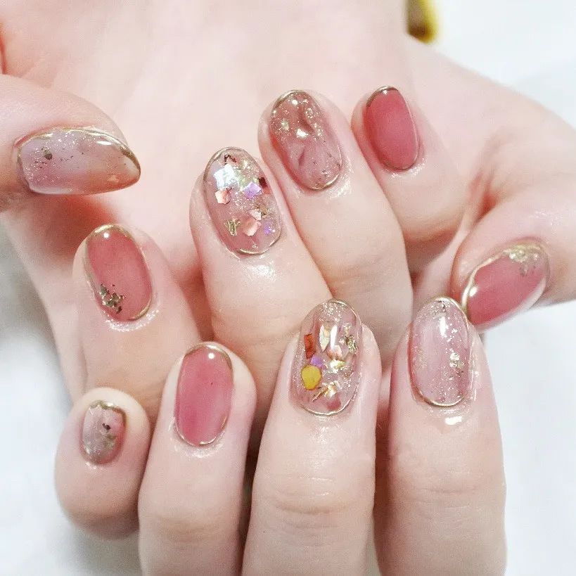 復(fù)古燙金美甲，美翻天了