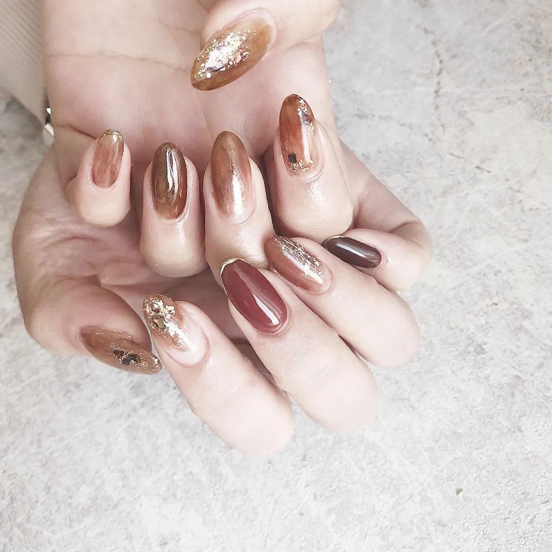 復(fù)古燙金美甲，美翻天了