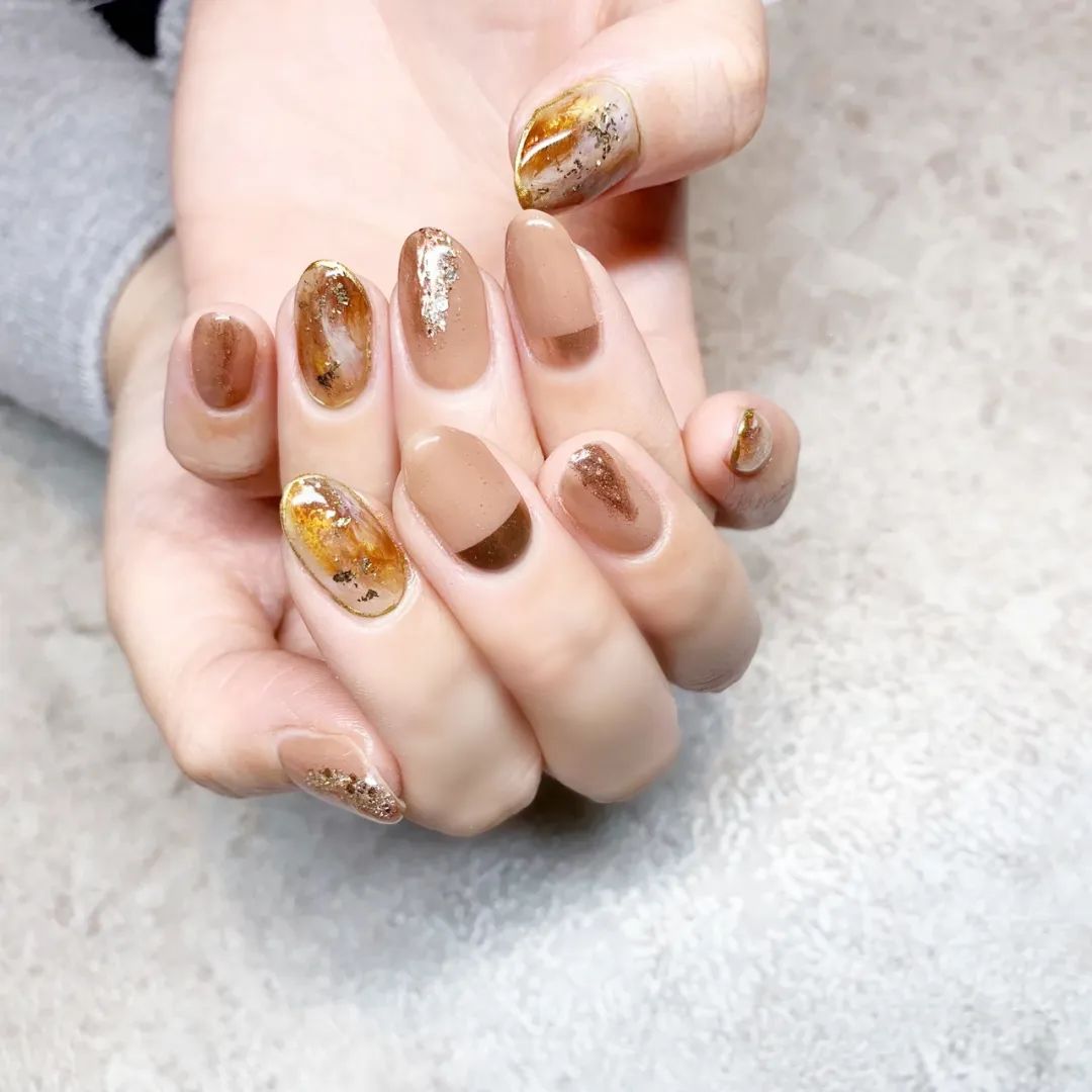 復(fù)古燙金美甲，美翻天了