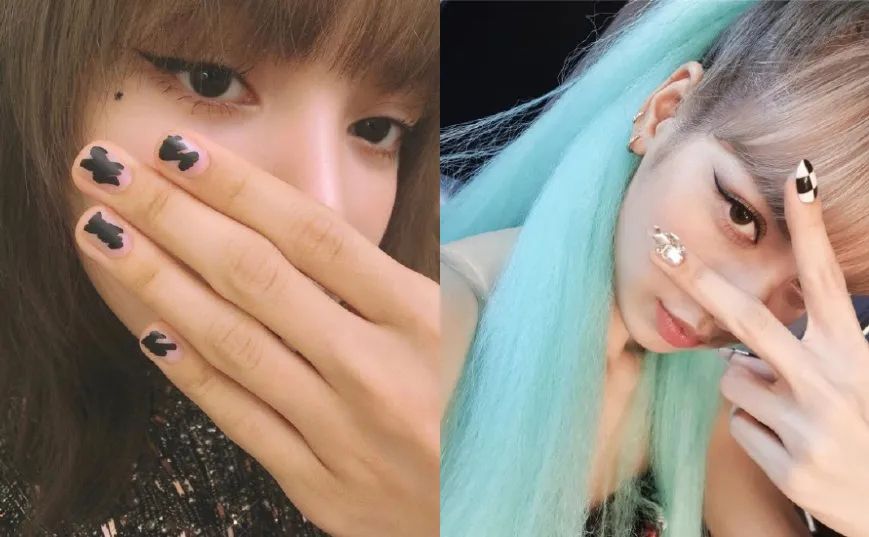 Lisa、宋妍霏……同款美甲，我都給你們扒出來了！