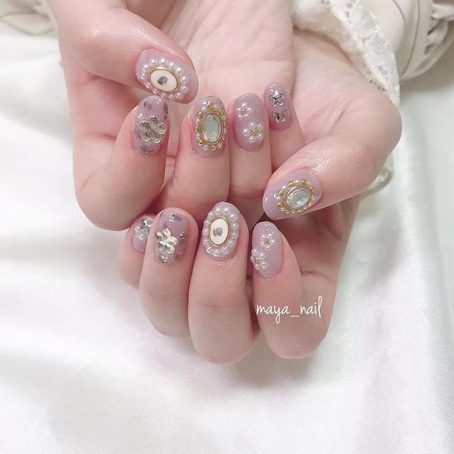 古典宮廷風(fēng)美甲，第一眼就被驚艷了