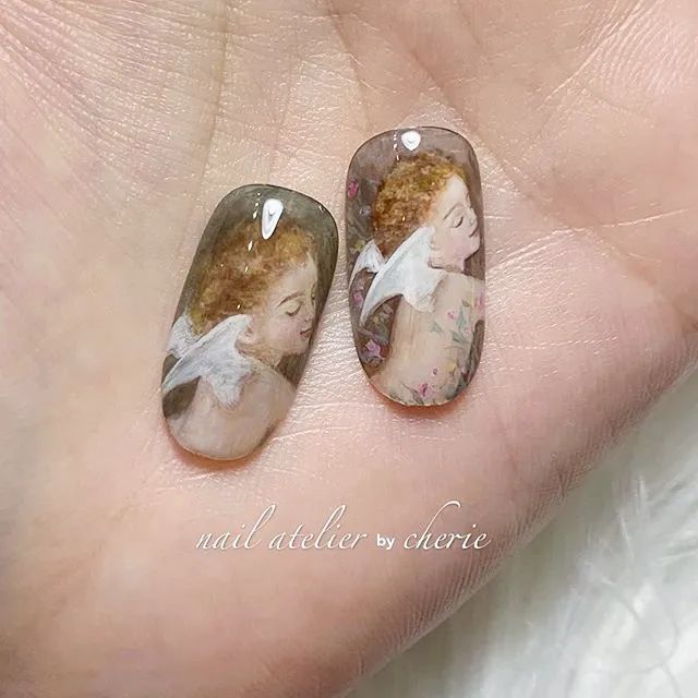 復(fù)古風(fēng)美甲真的絕了！誰做誰高級(jí)！