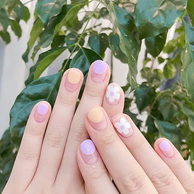 適合夏天做的法式美甲，不要太美哦