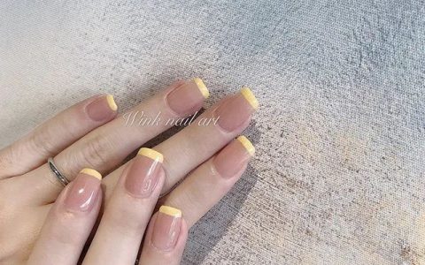 適合夏天做的法式美甲，不要太美哦