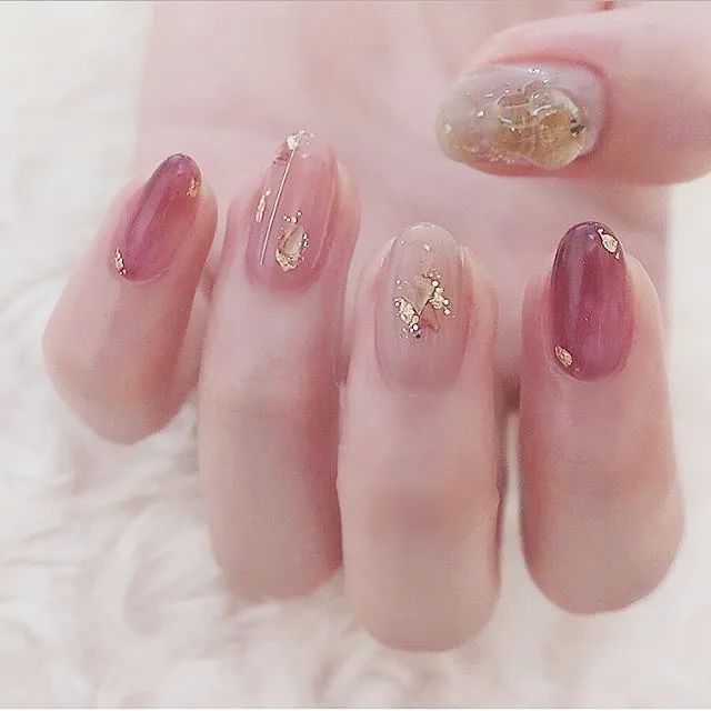 超美的夢幻暈染美甲~顯白又好看