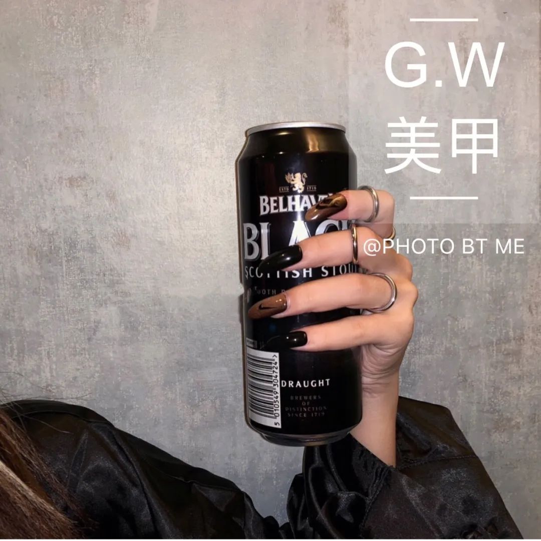 大牌風logo美甲看起來美爆了