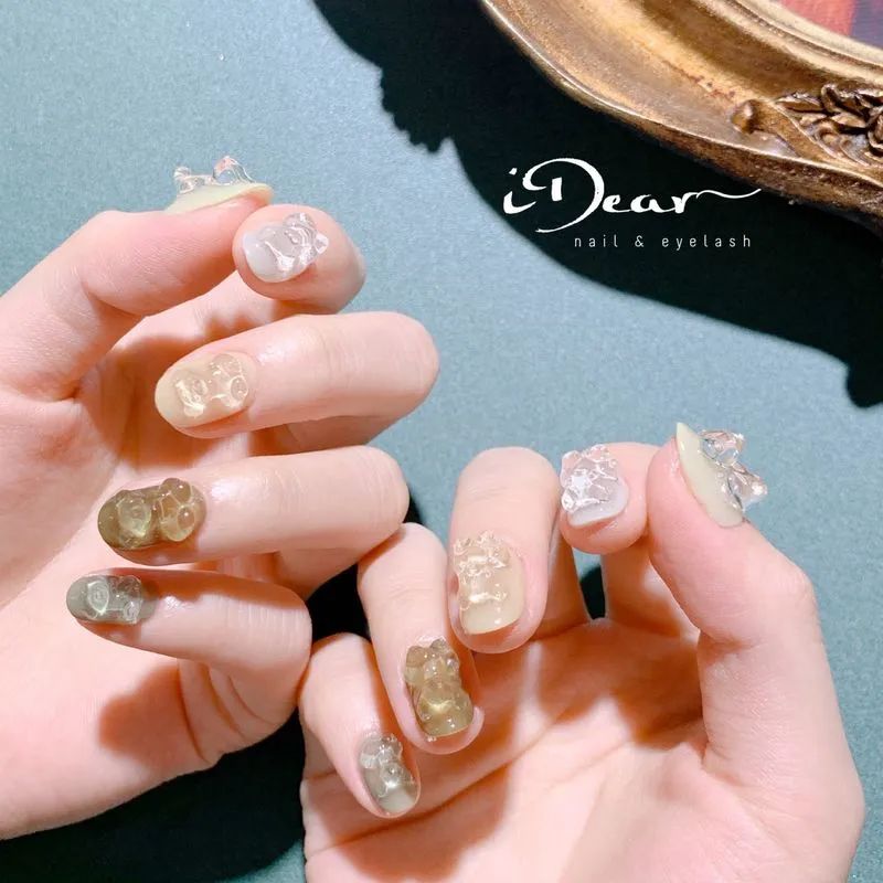 小熊軟糖美甲？可愛(ài)瘋了