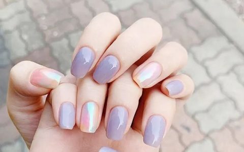 極光色美甲，驚艷的美