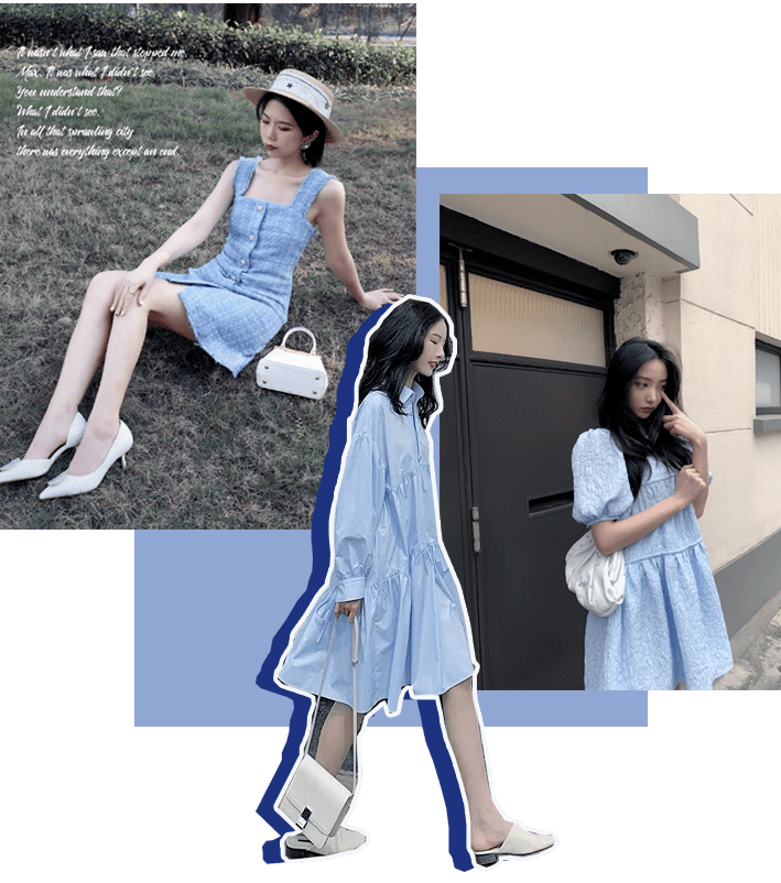 2020大火顏色除了香芋紫還有“ 嬰兒藍” ！顯白又少女，看一眼就淪陷！