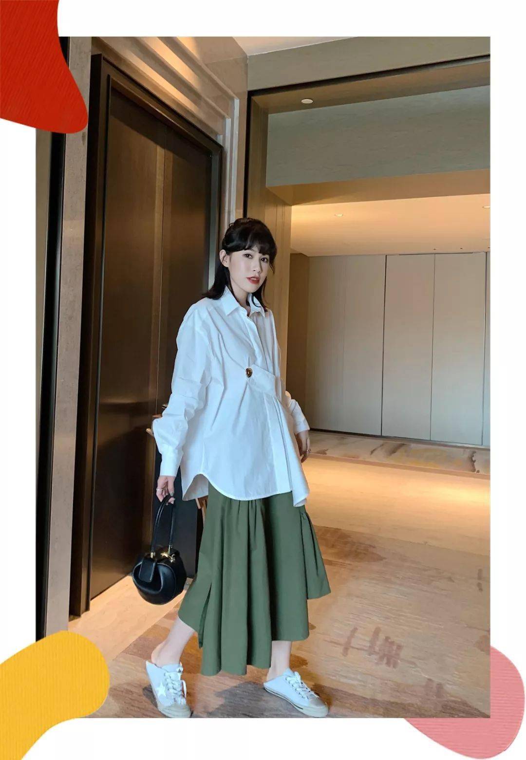 襯衫+半裙，“初戀風(fēng)”好看爆了?。?！