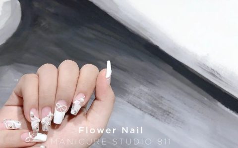 干凈又簡約，白色系美甲最百搭