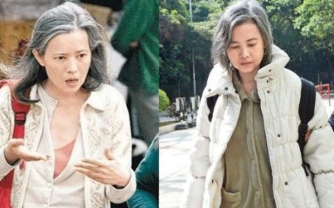 54歲藍潔瑛近照曝光，滿臉皺紋面容蒼老