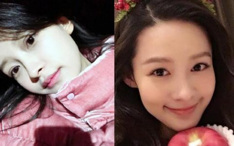 孫怡素顏似李沁，娛樂圈撞臉女星皮膚大PK