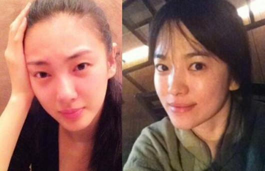 孫怡素顏似李沁，娛樂圈撞臉女星皮膚大PK