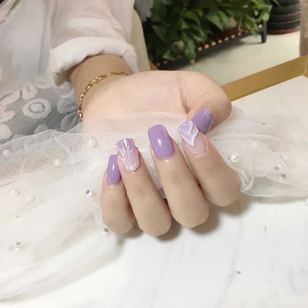 芋泥啵啵美甲來(lái)了！溫柔五顆星