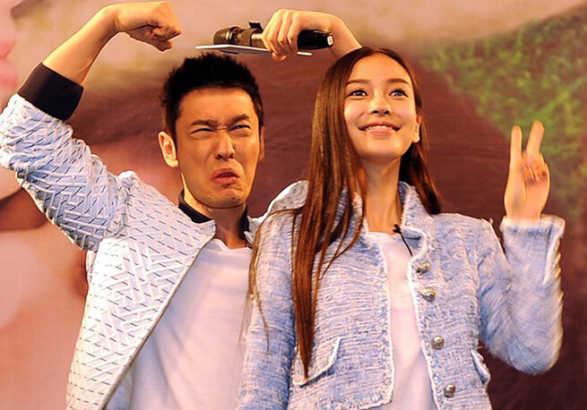 黃曉明探班，Angelababy：這對夫妻算是娛樂圈真愛嗎？