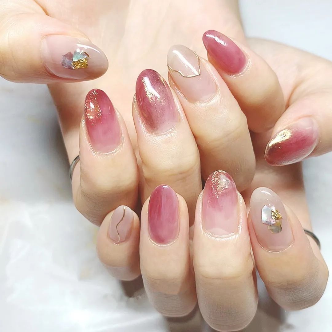 讓人心動的溫柔日系美甲，太仙了