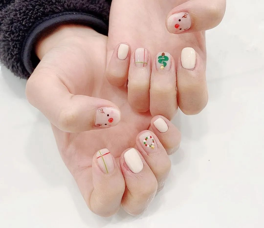 2020年圣誕美甲第一彈！100款來啦！