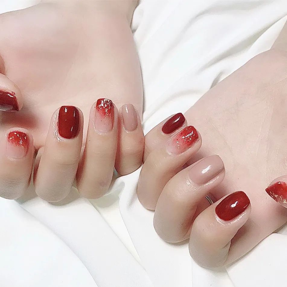適合過年的80款紅色系美甲！旺運(yùn)又喜慶！