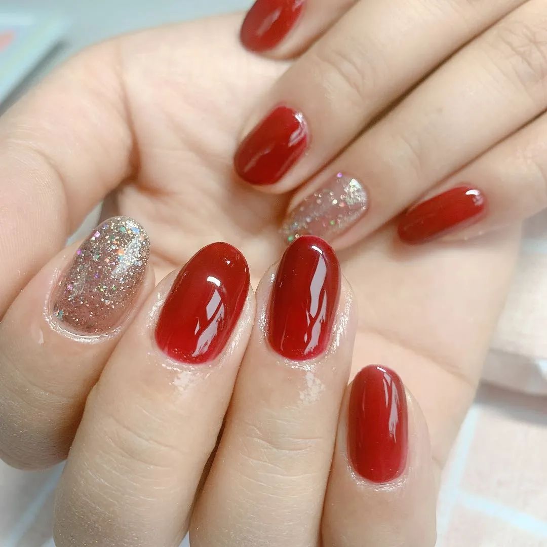 適合過年的80款紅色系美甲！旺運(yùn)又喜慶！