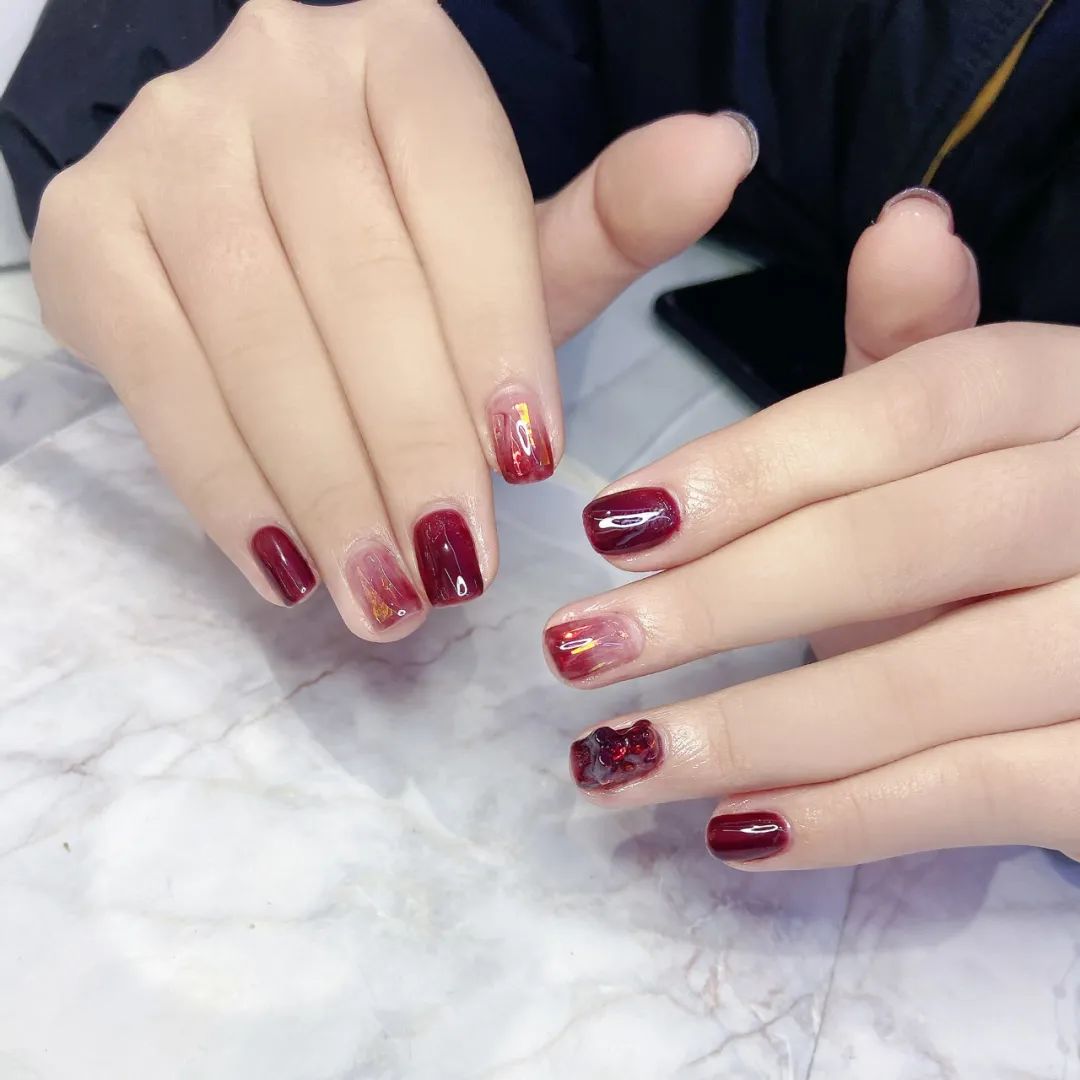 適合過年的80款紅色系美甲！旺運(yùn)又喜慶！