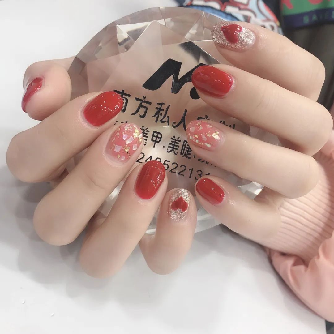 2021新年最適合短指甲的過年美甲來了！