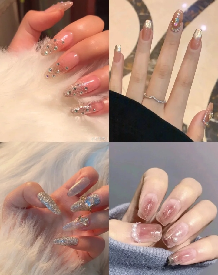 輕奢日式美甲，精致仙女必做的美甲款式