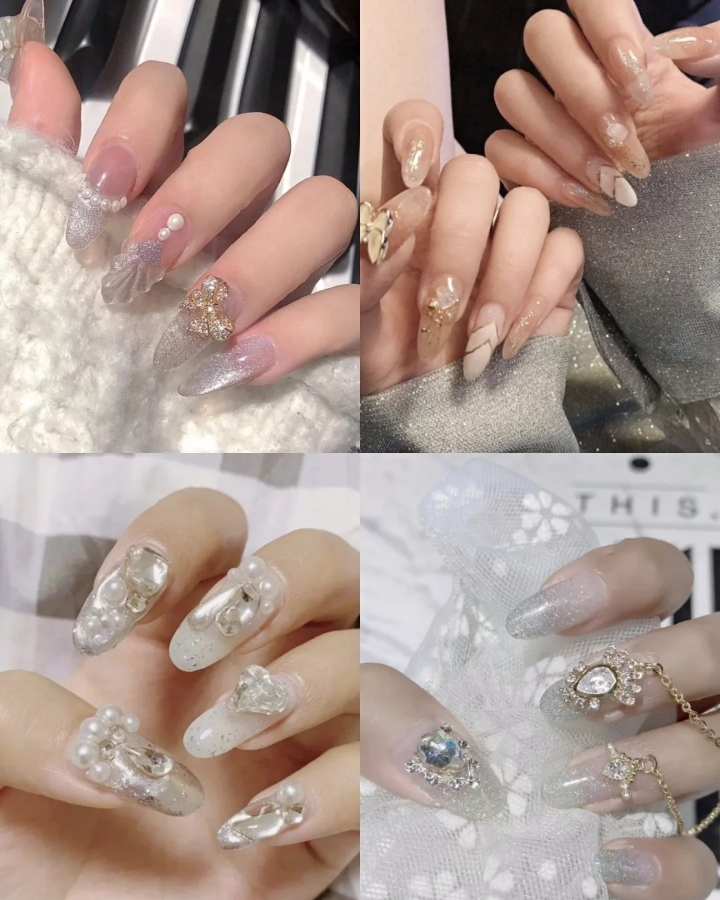 輕奢日式美甲，精致仙女必做的美甲款式