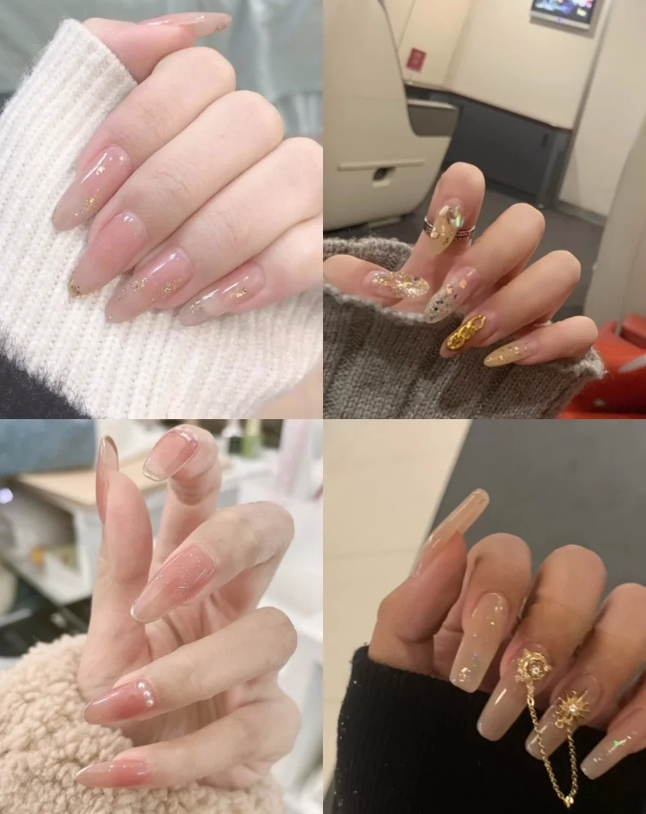 輕奢日式美甲，精致仙女必做的美甲款式