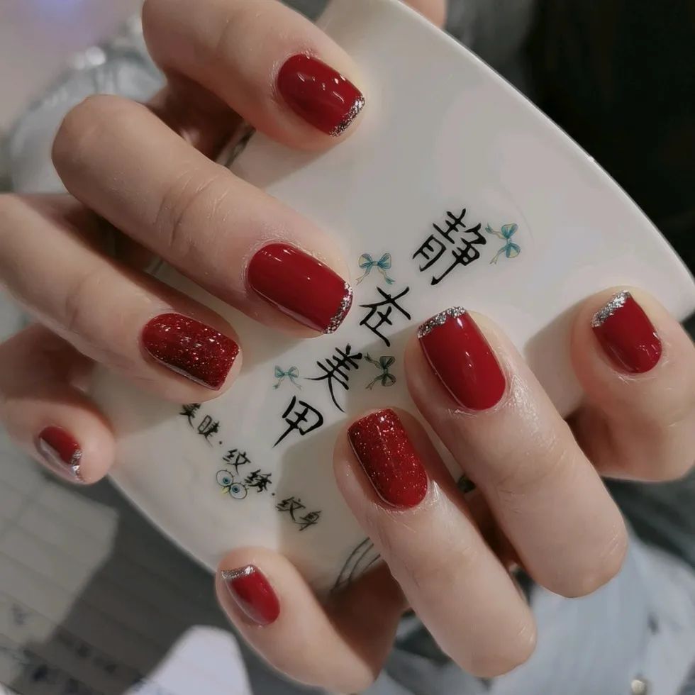 2021新年最后一波過年紅色美甲！再不做就來不及啦！