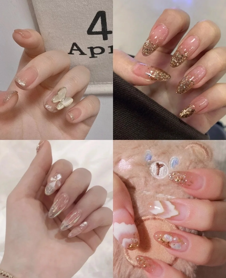 輕奢日式美甲，精致仙女必做的美甲款式