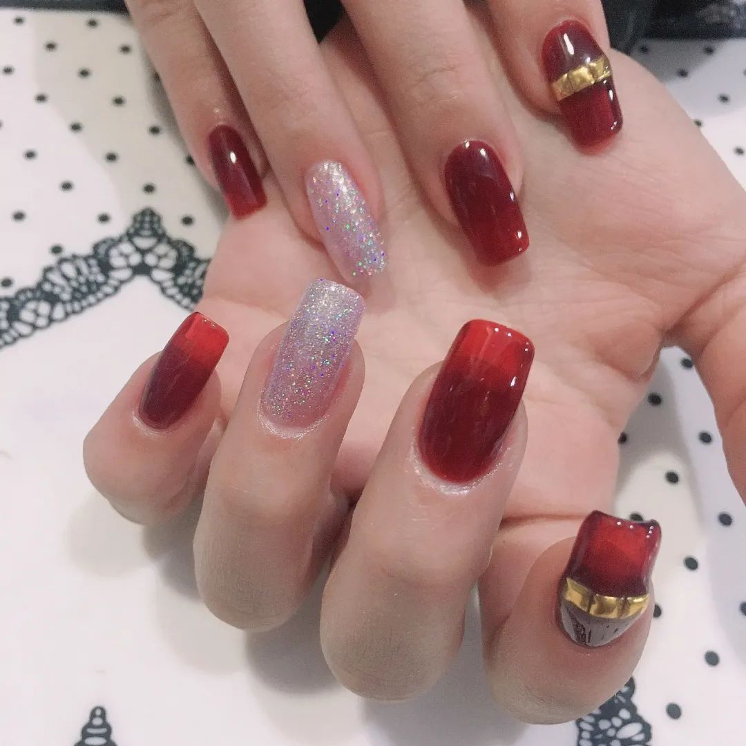 2021新年最后一波過年紅色美甲！再不做就來不及啦！